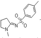 white solid N-(1-Methyl-2-pyrrolidinylidene)-p-toluenesulfonamide cas 19734-35-1 in bulk