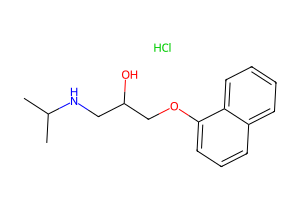 1-((1-methylethyl)amino)-3-(1-naphthalenyloxy)-2-propanohydrochloride